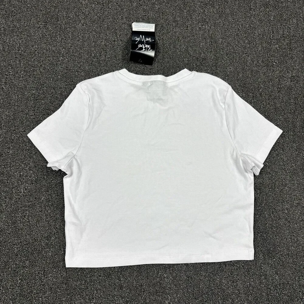 NEW Pink Floyd Shirt Womens Short Sleeve The Dark Side Moon Crop Size Medium - Picture 3 of 5